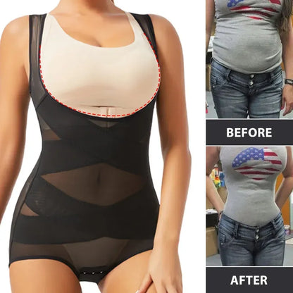 Seamless Mesh Full Body Shaper