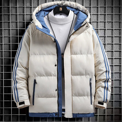 Men's Hooded Thickened Down Jacket | Autumn/Winter Fashion Outerwear