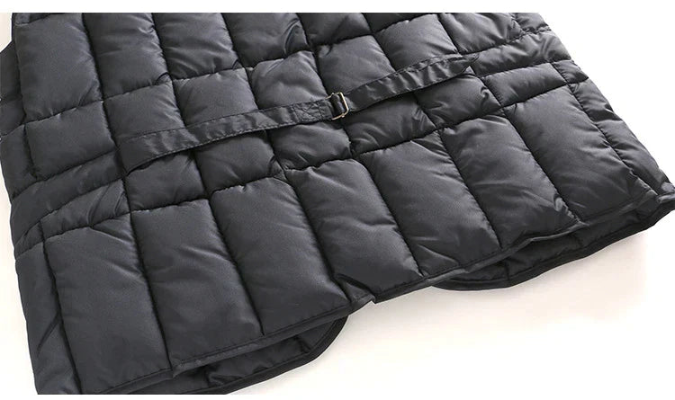 Men's Stand Collar Warm Vest Jacket | Autumn Winter Sleeveless Cardigan