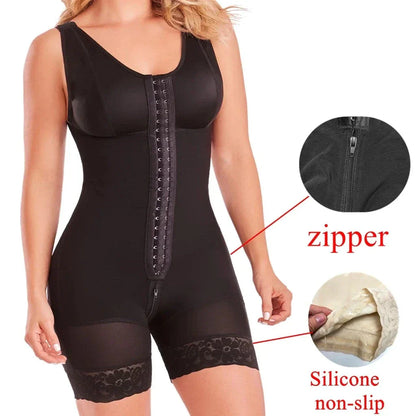 Postpartum Full Body Shaper with Bust Brooches