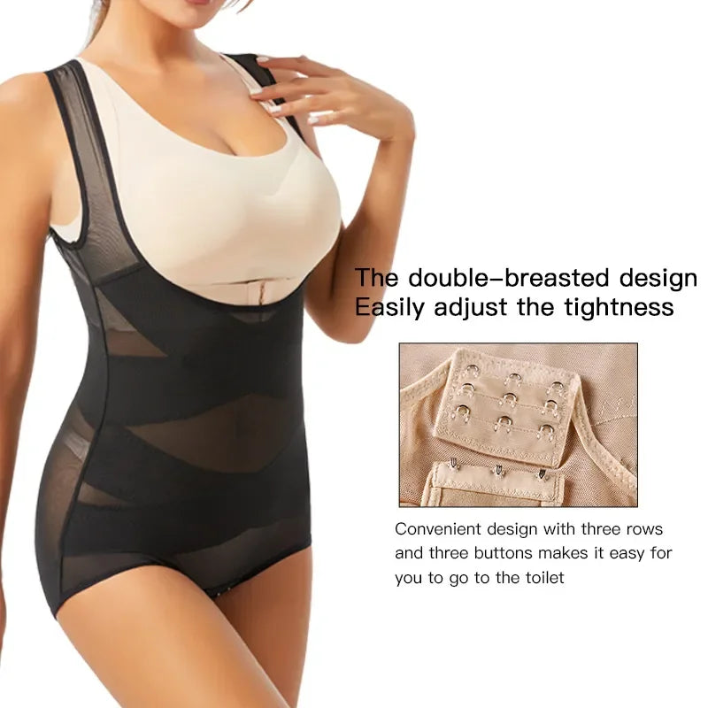 Seamless Mesh Full Body Shaper