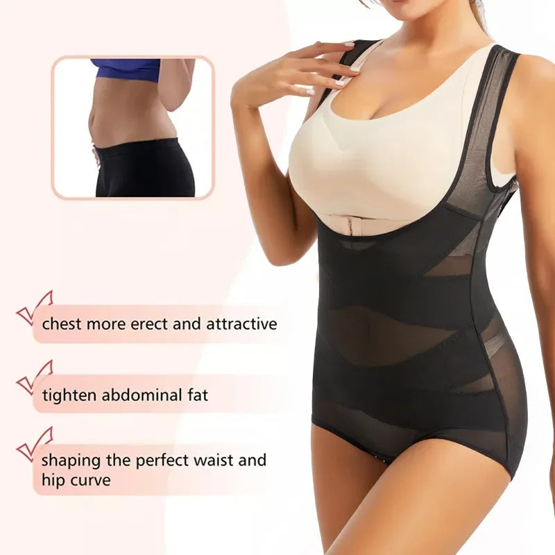 Seamless Mesh Full Body Shaper