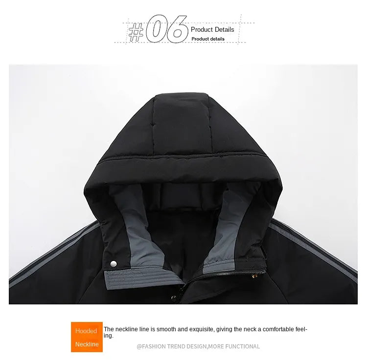 Men's Hooded Thickened Down Jacket | Autumn/Winter Fashion Outerwear