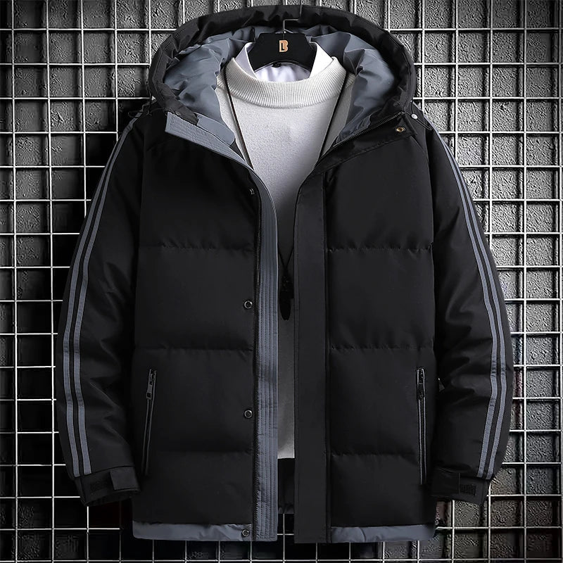 Men's Hooded Thickened Down Jacket | Autumn/Winter Fashion Outerwear