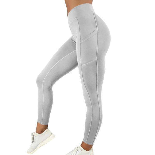 Women's Striped Printed YogaPants - ByDivStore