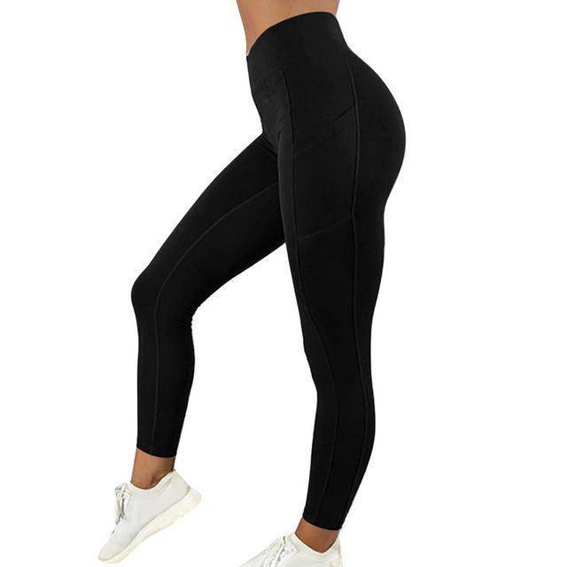 Women's Striped Printed YogaPants - ByDivStore