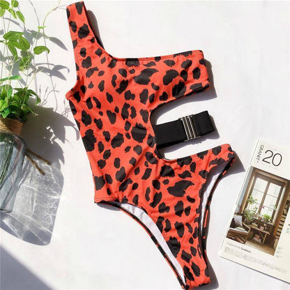 Leopard Print Swimsuit - ByDivStore