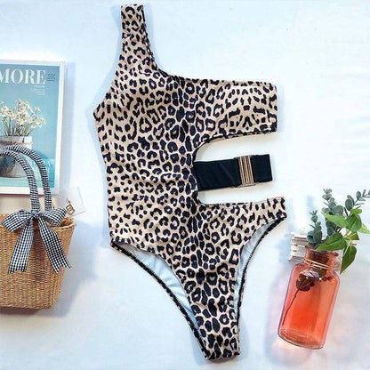 Leopard Print Swimsuit - ByDivStore