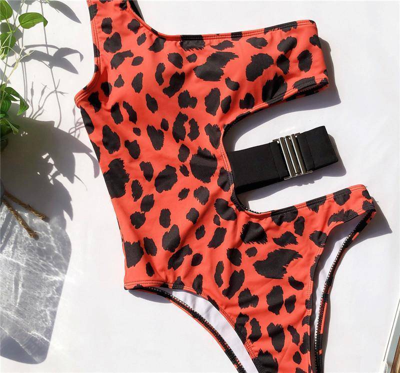 Leopard Print Swimsuit - ByDivStore