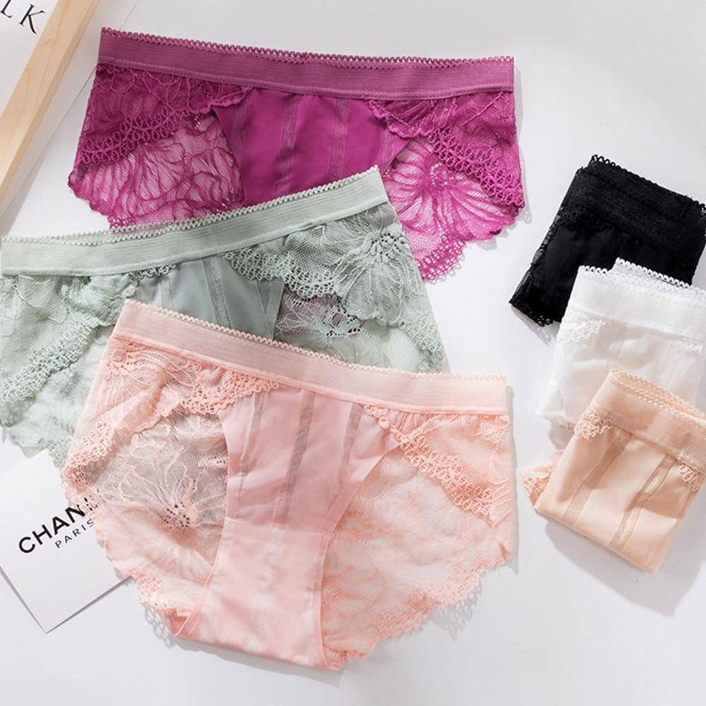 Women's 3Pcs Low-Rise Panties - ByDivStore