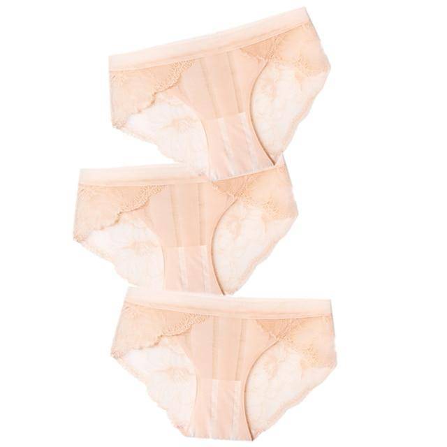 Women's 3Pcs Low-Rise Panties - ByDivStore