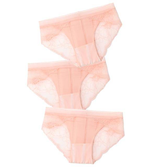 Women's 3Pcs Low-Rise Panties - ByDivStore