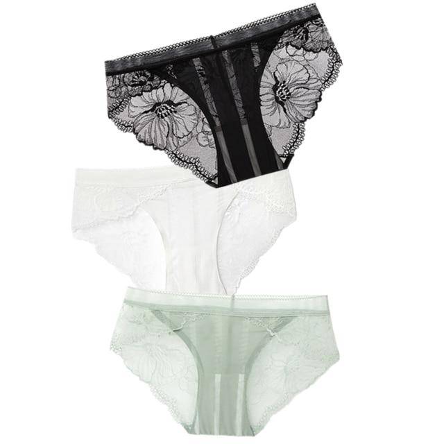 Women's 3Pcs Low-Rise Panties - ByDivStore