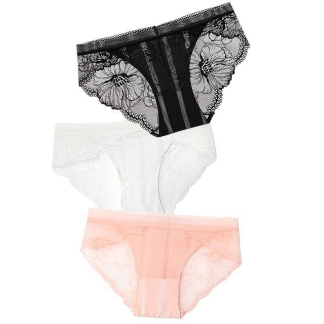 Women's 3Pcs Low-Rise Panties - ByDivStore