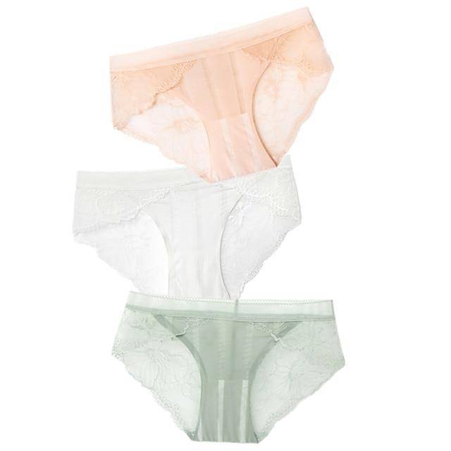 Women's 3Pcs Low-Rise Panties - ByDivStore