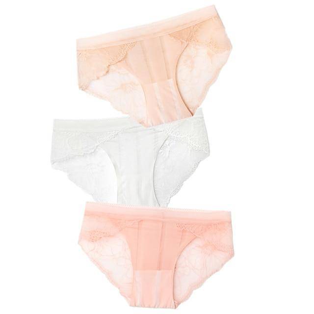 Women's 3Pcs Low-Rise Panties - ByDivStore