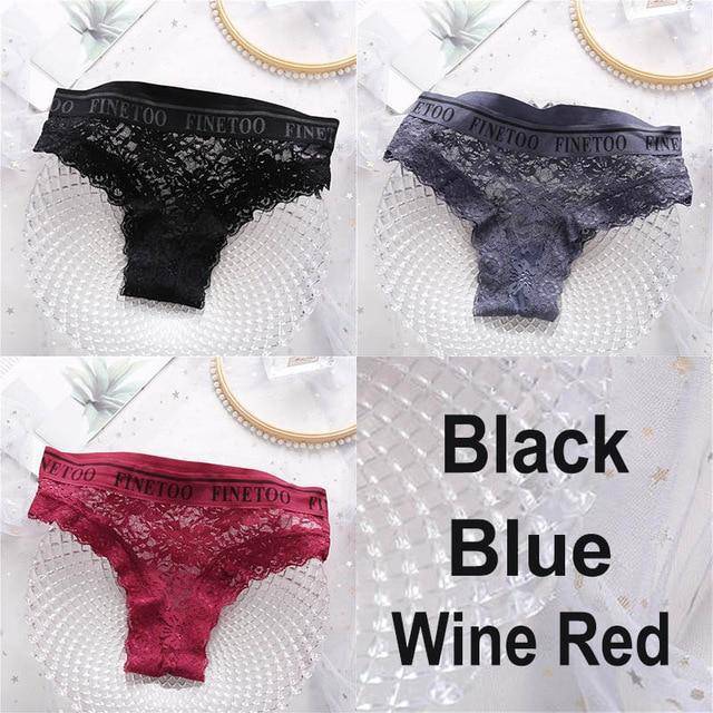 Women's 3Pcs Lace Panties - ByDivStore