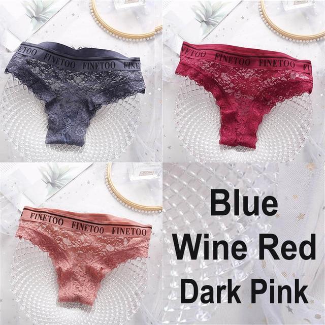 Women's 3Pcs Lace Panties - ByDivStore