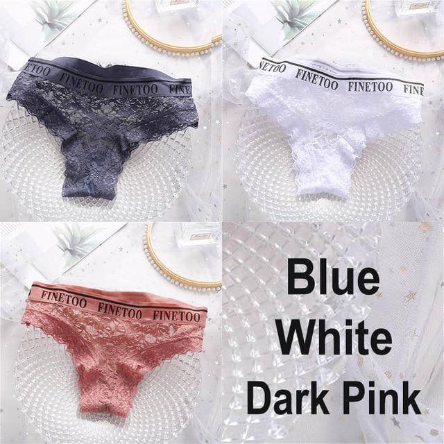 Women's 3Pcs Lace Panties - ByDivStore