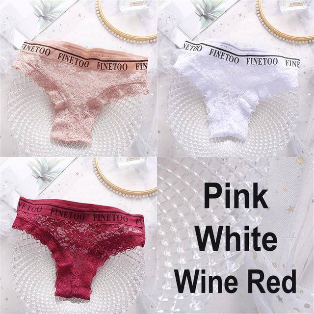 Women's 3Pcs Lace Panties - ByDivStore