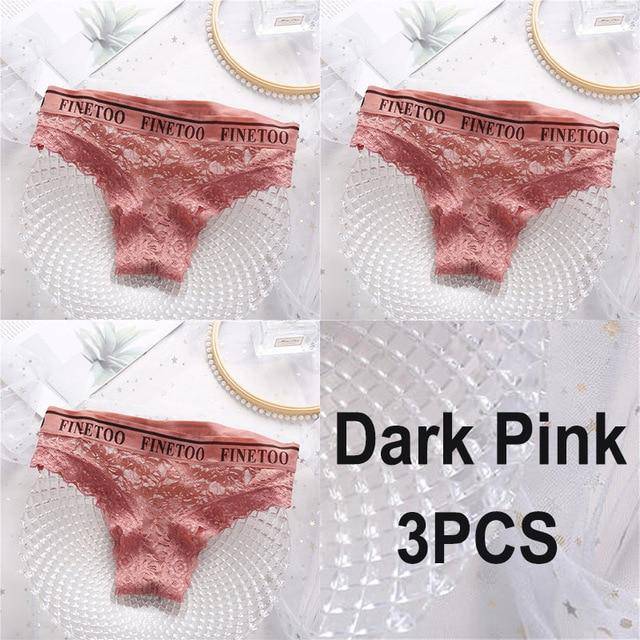 Women's 3Pcs Lace Panties - ByDivStore