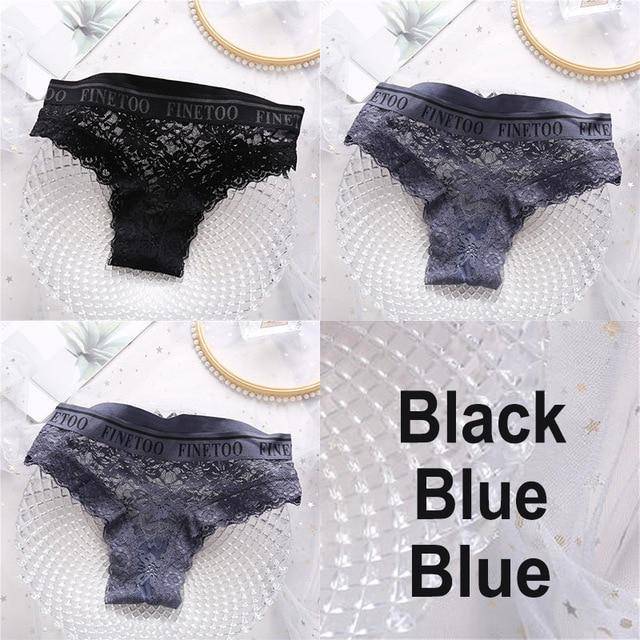 Women's 3Pcs Lace Panties - ByDivStore