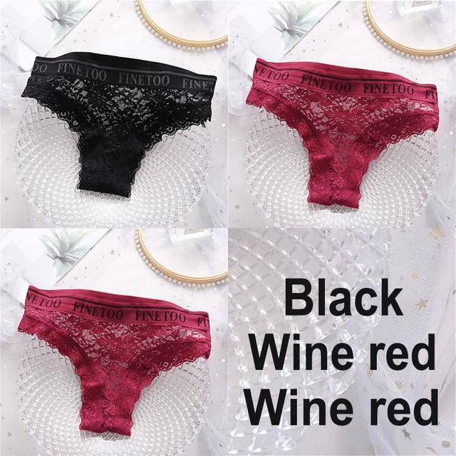 Women's 3Pcs Lace Panties - ByDivStore