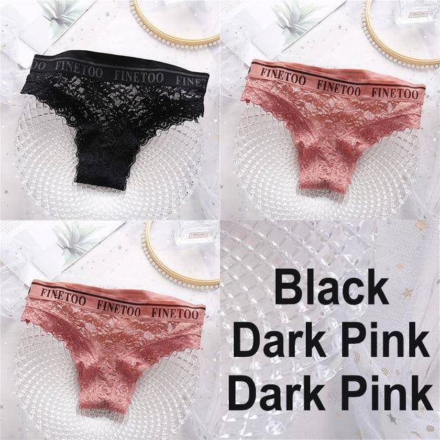 Women's 3Pcs Lace Panties - ByDivStore