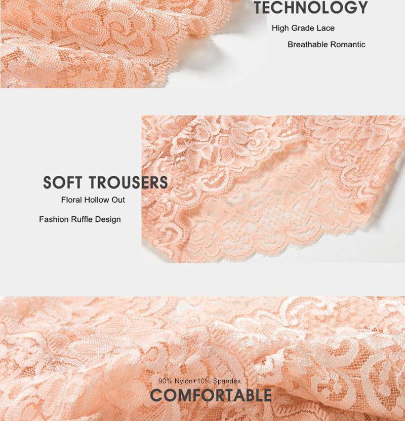 Women's Floral Lace Panties - ByDivStore