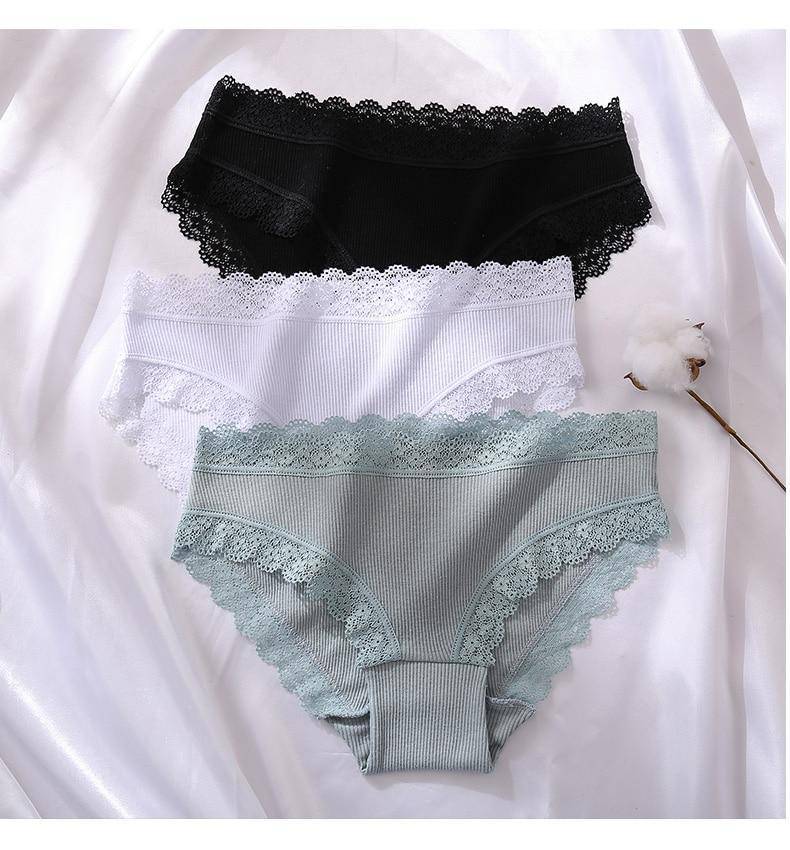 Women's 3Pcs Soft Cotton Panties - ByDivStore