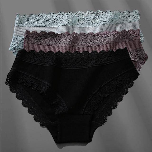 Women's 3Pcs Soft Cotton Panties - ByDivStore