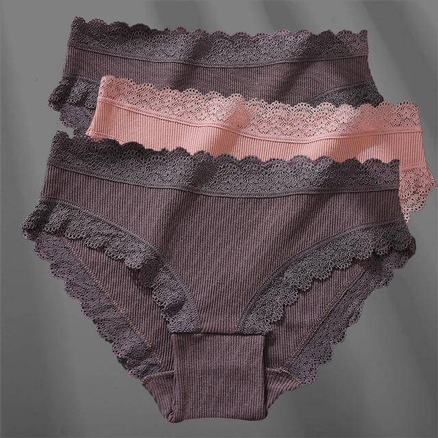 Women's 3Pcs Soft Cotton Panties - ByDivStore