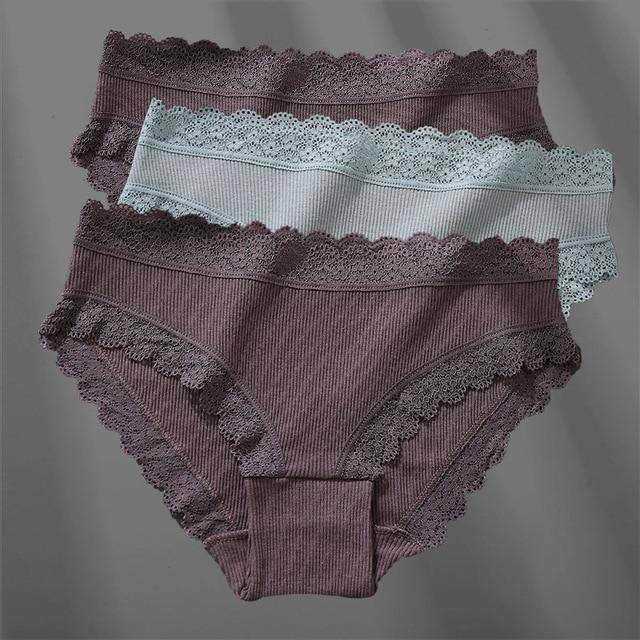 Women's 3Pcs Soft Cotton Panties - ByDivStore