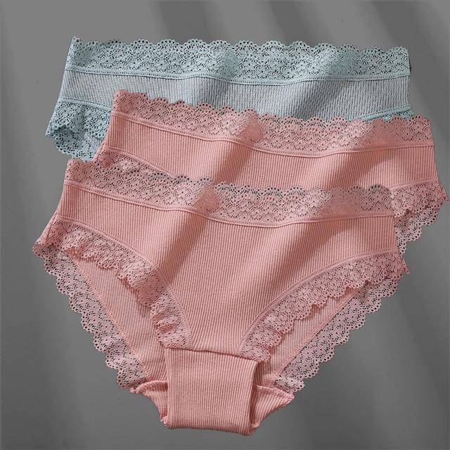 Women's 3Pcs Soft Cotton Panties - ByDivStore