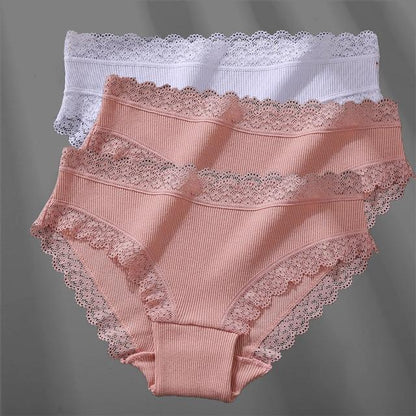 Women's 3Pcs Soft Cotton Panties - ByDivStore