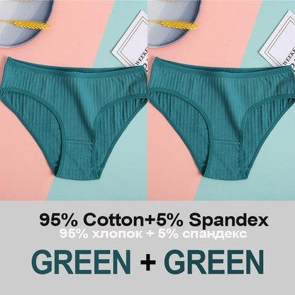 Women's 2Pcs Cotton Panties - ByDivStore