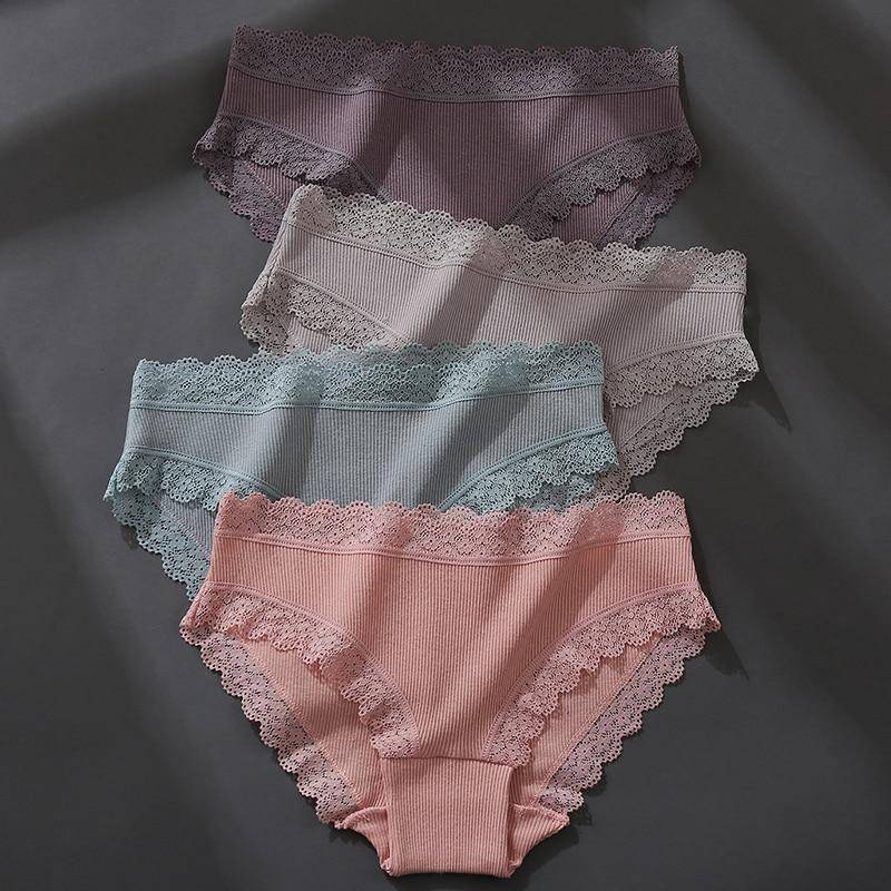 Women's 3Pcs Soft Cotton Panties - ByDivStore