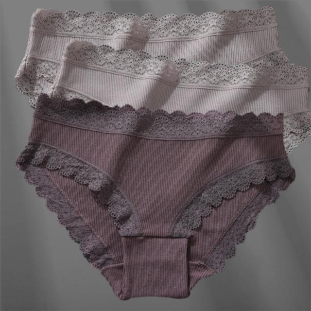 Women's 3Pcs Soft Cotton Panties - ByDivStore