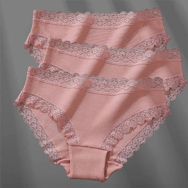 Women's 3Pcs Soft Cotton Panties - ByDivStore