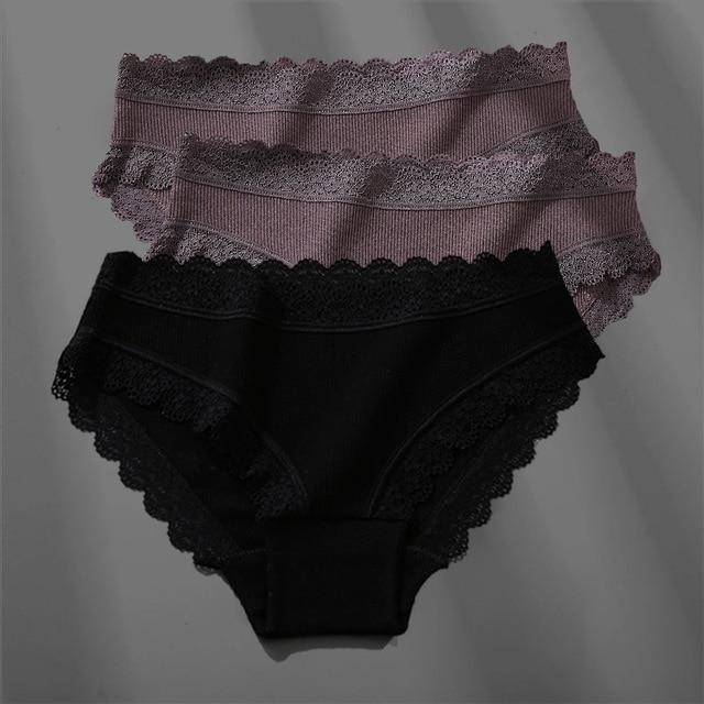 Women's 3Pcs Soft Cotton Panties - ByDivStore