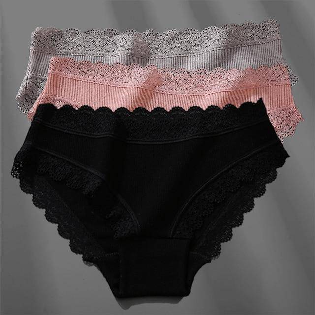 Women's 3Pcs Soft Cotton Panties - ByDivStore