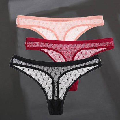 Women's 3Pcs G-String Thong Panties - ByDivStore