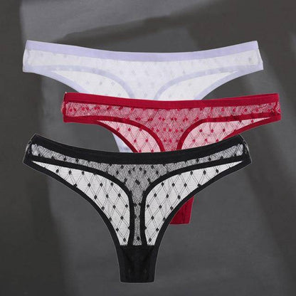 Women's 3Pcs G-String Thong Panties - ByDivStore