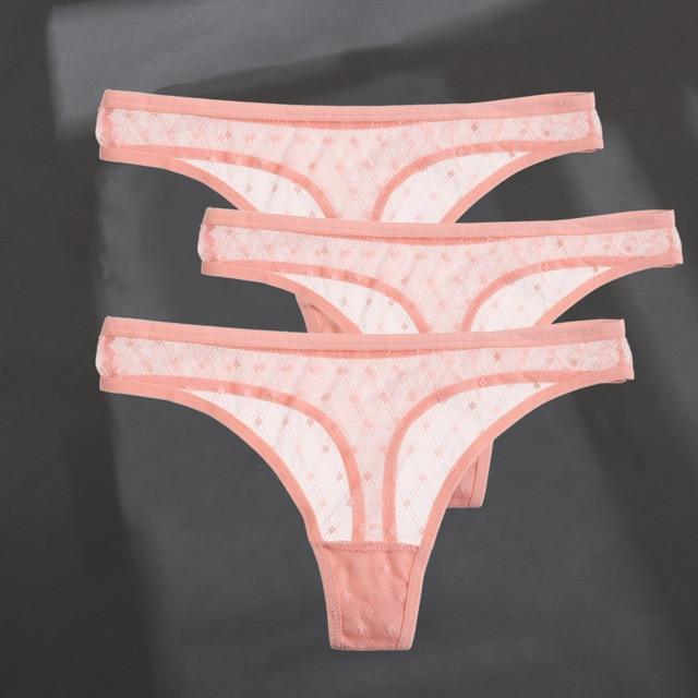 Women's 3Pcs G-String Thong Panties - ByDivStore