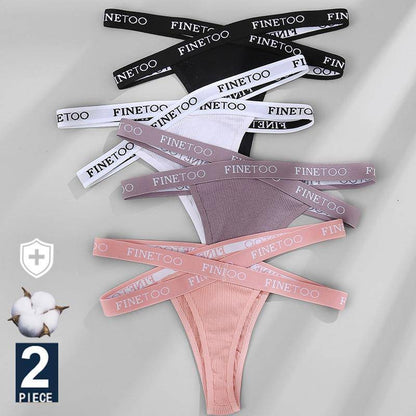 Women's 2Pcs Cross Strap Panties - ByDivStore