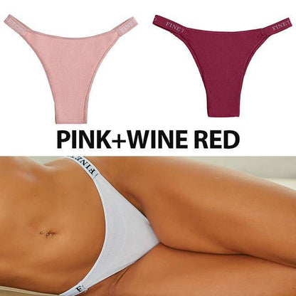 Women's 2Pcs Cross Strap Panties - ByDivStore