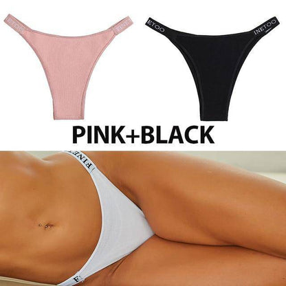 Women's 2Pcs Cross Strap Panties - ByDivStore