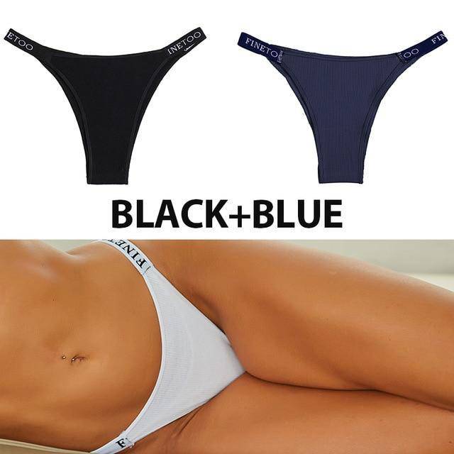 Women's 2Pcs Cross Strap Panties - ByDivStore