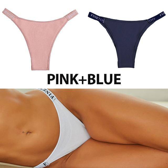 Women's 2Pcs Cross Strap Panties - ByDivStore