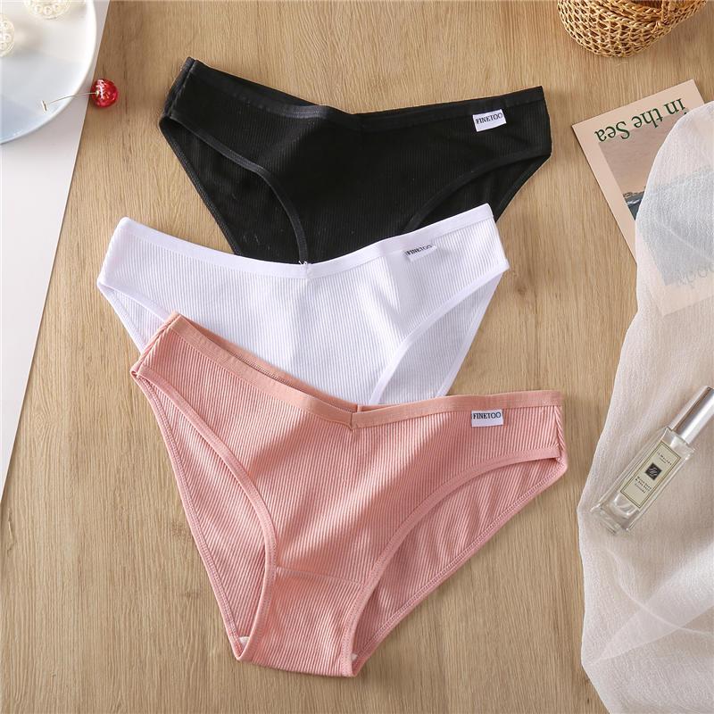 Women's 3Pcs Cotton Plus Size Panties - ByDivStore